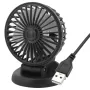 5V/12V/24V Single-Head Car Fan 360° Adjustable Cooling Fans 2 Speed USB Mini Size Five-blade Strong Wind For Auto Cooler