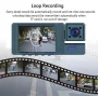 2 Inch IPS Screen Car Dash Cam 3-Channel Driving Recorder G-sensor Loop Recording Parking Monitoring
