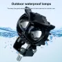 8-80V Dual Color LED Motorcycle Electric Headlight Yellow & White Waterproof Motorcycle Headlight Fog Lamp Running Lights Auxiliary Spotlights