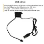 5M USB Car Atmosphere Light LED Light Bar Atmosphere Light Line Car Interior LED Decorative Lamp EL Wiring Neon Strip DIY Flexible Ambient Light USB Party Atmosphere