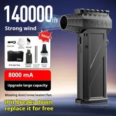 Jet Blower 140000 RPM Brushless Motor Electric Turbo Fan High-Speed Turbo Violent Fan USB Rechargeable Powerful Dust Blower