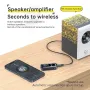 Bluetooth Audio Receiver/Transmitter Wireless Audio For Car Music Headphone Speaker PC TV 200mA Battery Support TF Card