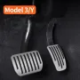 For Tesla Model 3/Y Accelerator Pedal Brake Pedal Aluminum Alloy Foot Brake Pedal Cover Rest Pedal