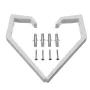 2pcs Helmet Holder Hook Jacket Bags Wall Mount Cloth Display Rack Hanger