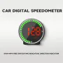 Car Speedometer Head-Up Display 7 Color Lights GPS Dashboard Monitor Overspeed Warning Large Fonts Plug and Play Universal