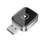 2 in 1 Wireless Carplay & Android Auto Adapter, Convert Wired to Wireless Adapter for Apple Carplay with Fast Stable 5.8Ghz WiFi Bluetooth Connection