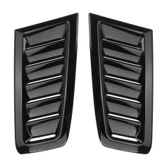 Ventilação de capô estilo RS universal preto brilhante para Ford Focus MK2