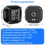 Extractme Wireless TPMS Motorcycle Tyre Temperature Alarm Sensor USB Charging LCD Display Tire Pressure Monitoring System