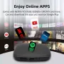 YUEHOO Carplay AI Box Android 13 Wireless Android Auto Adapter Smart TV Box Plug & Play for Factory Wired CarPlay Cars