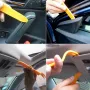 12pcs/set Car Radio Door Clip Panel Trim Dash Audio Removal Open Installer Pry Tool For Auto Vehicle