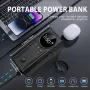 Smart Air Compressor Jump Starter 150PSI 39800mAh Battery Jump Starter Portable 12V Emergency Car Battery Jump Starter with 3 Modes Flashlight LCD Display