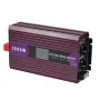 1000W Pure Sine Wave Power Inverter DC 12V 24V to AC 220V with Dual Outlets Smart Protection Aluminum Alloy Case Cooling Fan High Efficiency 90% for RV Solar Camping Car Truck