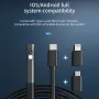 3 in 1 8mm Micro USB/Type-C Endoscope Inspection Dual Lens Camera Waterproof Smartphone Mini Inspection Camera for IOS Android Pipeline Video Borescope