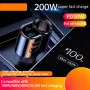 PD30W+80W+100W Car Fast Charger LCD Screen Dispaly Compatible with 100W/66W/40W/22.5W Super Fast Charge