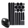 1 Set Reflective Stickers Invisible Helmet Stickers Helmet Reflective Tape Waterproof Suitable For Bicycle Motorcycle Helmets