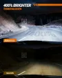 SEALIGHT S2-H7 LED Car Front Headlight 28000LM Headlamps Hi Low Beam 6500K LED Headlights
