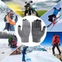 Pair Motorcycle Electric Heated Gloves Thickened Warm Full Finger USB Heating Electric Heating Gloves Students Internet Writing Games Warm Thick Heating Gloves