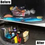 Universal Car Trunk Storage Box Multifunctional Organize Box Large Capacity Foldable Car Storage Box Trunk Cargo Box Repair Tool Rack Car Storage Box