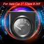 Green Shell 2 52mm Car Voltage Gauge Voltmeter Universal Pointer Voltmeter Automotive Automatic Measuring Range