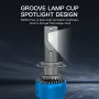 2PCS Car LED Modified Headlight Car Headlight Waterproof and Freezeproof Design