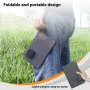 9W Portable Solar Panel Monocrystalline Silicon 6V Outdoor Charging Mobile Phone Tablet Power Bank USB-C USB-A Output