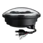5.75'' 75W 6000K DRL Amber Halo Angle Eyes Projector LED Round Headlights Low/High Beam Turn signal Light