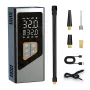 Cordless Tire Inflator with Digital Display 3*2000mAh Tire Inflator Digital Display 4 Mode Car Air Pump Built-In LED Lighting for Car Motorcycle Bike Ball