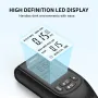 HW400 High Precision Car Paint Thickness Gauge Tester Highly Sensitive Probe Coating Thickness Gauge Automotive Paint 0-2000UM Accuracy Industrial Metal Layer Detector