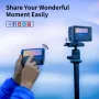 AUSEK 5K 30FPS Action Camera Dual Screen Outdoor Anti-Shake Action Camera HD Waterproof Helmet 1.4-Inch Front Screen 2.0-Inch Rear Screen Cycling Recorder