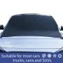600D Oxford Cloth Car Front Windshield Snow Shield Cover Waterproof Warm Windshield Ice And Snow Cover Thick Snow Cover
