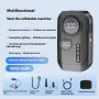Avviatore di emergenza per auto da 8000 mAh e compressore d'aria, tutto in uno, con illuminazione di emergenza a LED, corrente di picco di 1200 A