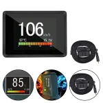 Car HUD Head-Up Display Obd Speed Fuel Consumption Water Temperature Voltage Overspeed Alarm HD Head-Up Display