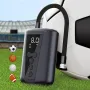 15Psi Cordless Air Pump Inflator Air Compressor Digital LCD Display Pressure Gauge with LED Light for Football Volleyball Basketball