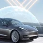 4pcs Car Top Split Sunshade Cover Heat Insulation Crystal Sunshade Cover Roof Sunshade Front Rear Sunroof Skylight for Tesla Model 3 Highland Y
