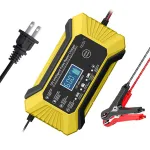 12V Car Battery Charger Full Automatic Stop Nine-Stage Intelligent Pulse Repair Lead-Acid Battery Charger