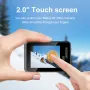 AUSEK 4K Sports Camera 2.0\ Touch Screen with accessories Waterproof Action Camera HD Motorcycle Recorder Outdoor Riding Anti-Shake Diving Camera