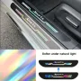 4pcs Car Anti Scratch Door Sill Protector Sticker Strip Car Threshold Protection Bumper Film Sticker for Car SUV Pickup Truck