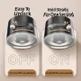 Foldable Magnetic Vacuum Phone Holder 360° Electric Suction Car Mount Double-Sided Swivel Stand for Car Mirror Gym Kitchen