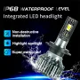 WEKEOLF Car LED Headlight H4/H7/H11/9005/9006 IP68 Waterproof High Brightness 360° Adjustable Car Lighting V2T