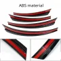 Car Wheel Eyebrow Fender Mudguards Splash Guards ABS Black Protects from Mud Dirt Snow Gravel Road Salt Automotive Accessories For Tesla Model Y 2023