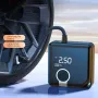 Cordless Car Inflator Pump 12V Portable Digital Air Compressor Car Tyre Inflatable Pump LED Light For Car Motorcycle Bicycle
