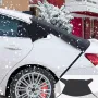 600D Oxford Cloth Car Front Windshield Snow Shield Cover Waterproof Warm Windshield Ice And Snow Cover Thick Snow Cover