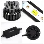 Infitary 3300LM Car Headlight Bulbs H4 H7 LED 3 Color Change Auto Fog Lamps