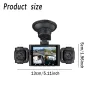 2 Inch IPS 4 Channels Dash Cam Parking Monitoring HD Superior Night Vision Recorder Loop Recording