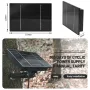 Portable Solar Power Bank D4 5V 6V Solar Battery Charger for Security Camera with DC 5521 Output 4W Solar Panel Battery Charger