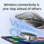 2 in 1 Wireless Carplay & Android Auto Adapter, Convert Wired to Wireless Adapter for Apple Carplay with Fast Stable 5.8Ghz WiFi Bluetooth Connection