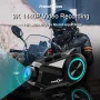 Freedconn 1000m Motorcycle Dash Cam Intercom 6 Person Group Tallk bluetooth Headset Helmet Recorder WiFi App Motorbike Motor Auto DVR Headphone R3
