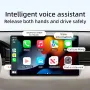 BABAOLONG 2 in 1 Wireless Carplay & Android Auto Adapter, Convert Wired to Wireless Adapter for Apple Carplay with Fast Stable 5.8Ghz WiFi Bluetooth Connection