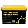 Gokwh 12V 230AH LiFePO4 litiumbatteri 2944Wh 200A BMS 6000+ djupa cykler Inbyggd smart app Bluetooth Perfekt för husbil, marin, energilagring i hemmet