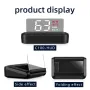 Máy chiếu tốc độ HD OBD C100 cho ô tô HUD Màn hình hiển thị tốc độ tự động KMH/MPH Tương thích với mọi loại xe